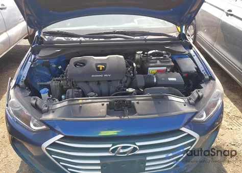 2018 Hyundai Elantra Sel z USA, uszkodzony, nr VIN 5NPD84LF6JH228221